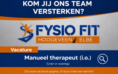 Manueel therapeut (i.o.)|  Hoogeveen | Uren in overleg
