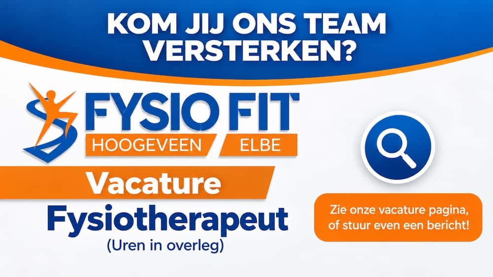 Fysiotherapeut | Hoogeveen | Uren in overleg