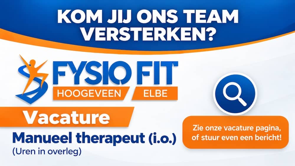 Manueel therapeut (i.o.)|  Hoogeveen | Uren in overleg